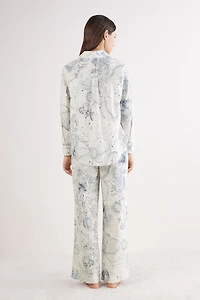 Luxury Dreams Full Length Linen and Cotton Pajamas