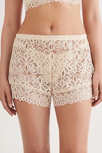 Italian Riviera Lace Shorts