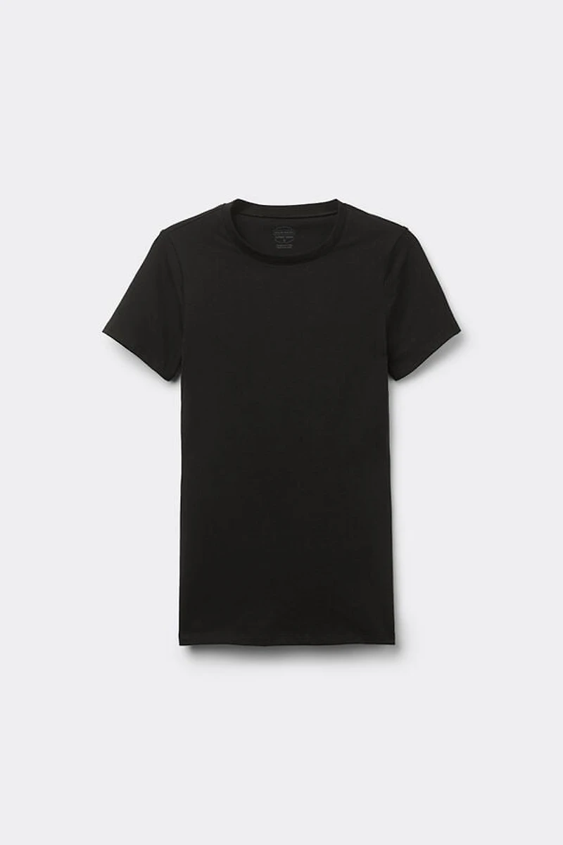 Stretch Superior Cotton Short Sleeve Top