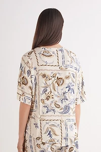 Italian Riviera Fresh Bamboo Short Sleeve Top