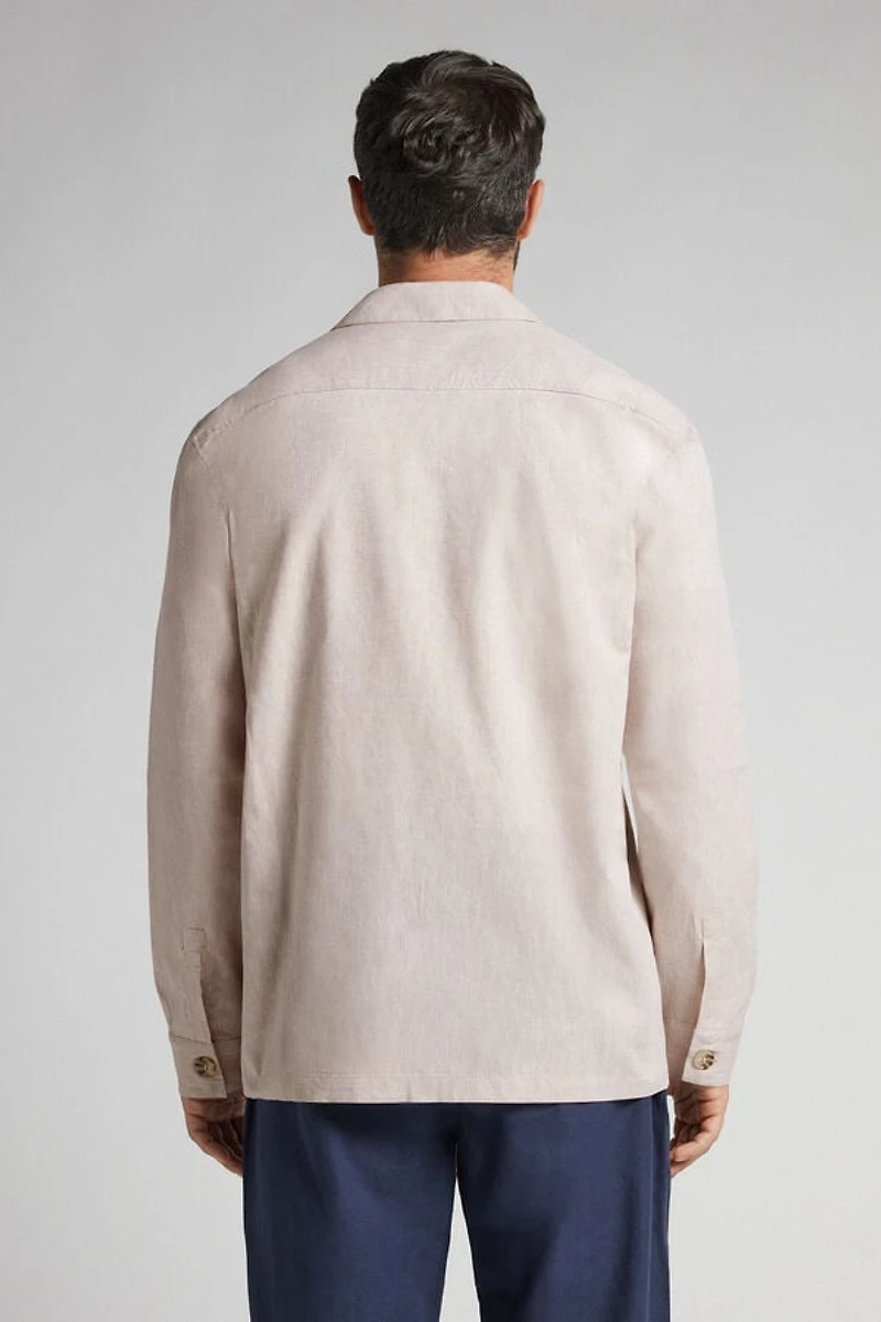 Linen and Cotton Field Jacket