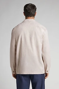 Linen and Cotton Field Jacket
