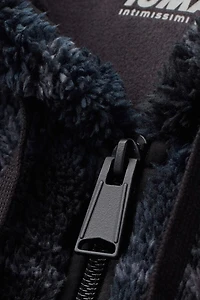 Polar Fleece Zip Hoodie Sweatshirt