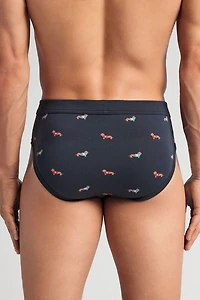 Puppy Print Superior Cotton Briefs