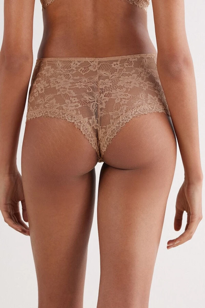 Summer Glow High Waist Brazilian Hipster Panties