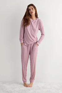 Comfort Chic Bateau Neck Long Sleeve Modal Top