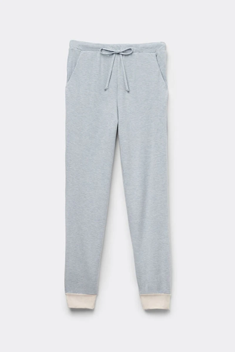 Cold Winter Night Cuffed Pants Modal with Wool