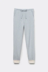 Cold Winter Night Cuffed Pants Modal with Wool