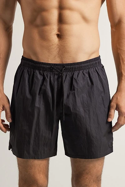 Solid Color Swim Trunks