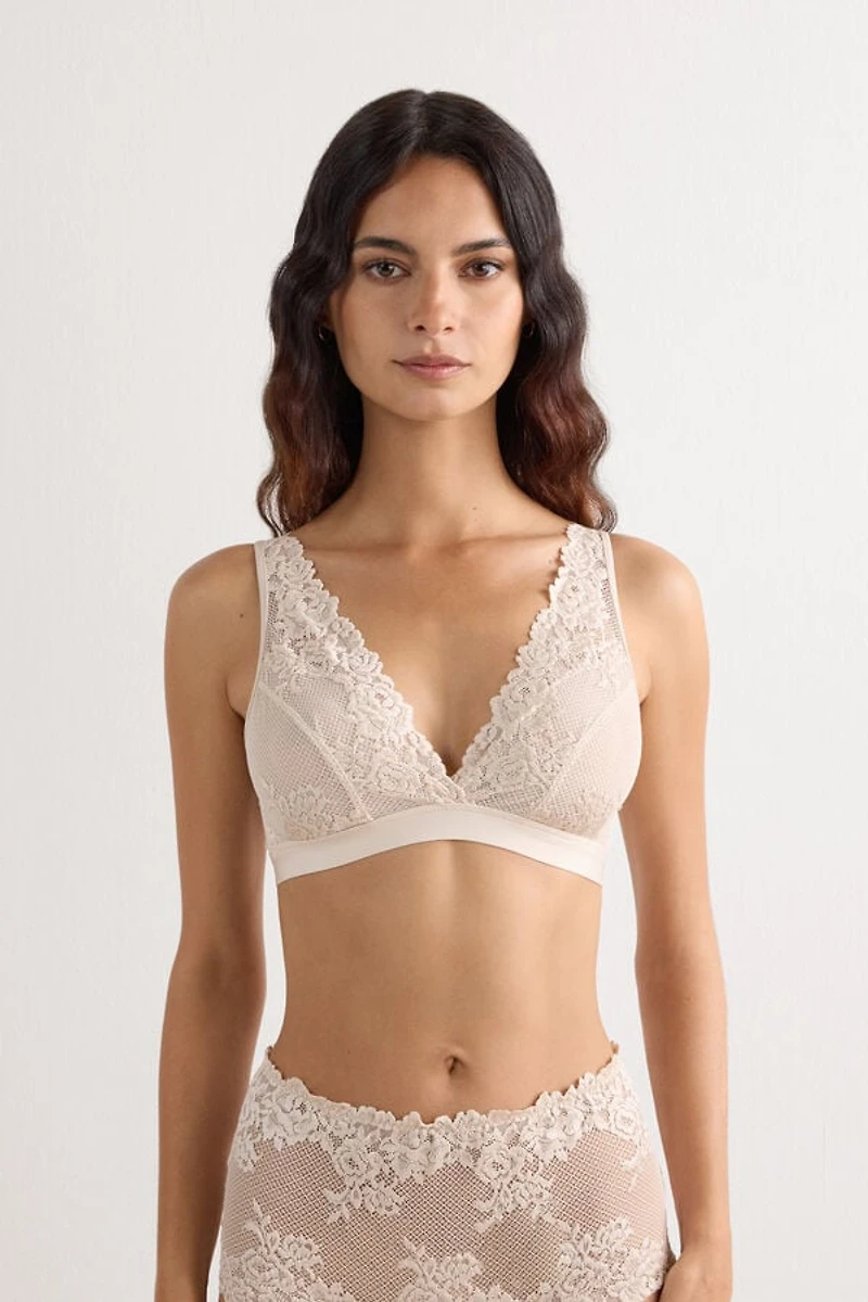 Pretty Flowers Lara Triangle Bra
