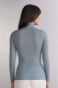 Modal Cashmere Ultralight High-Neck Top