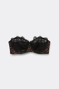 Sensual Attitude Animal Print Bandeau Balconette Bra