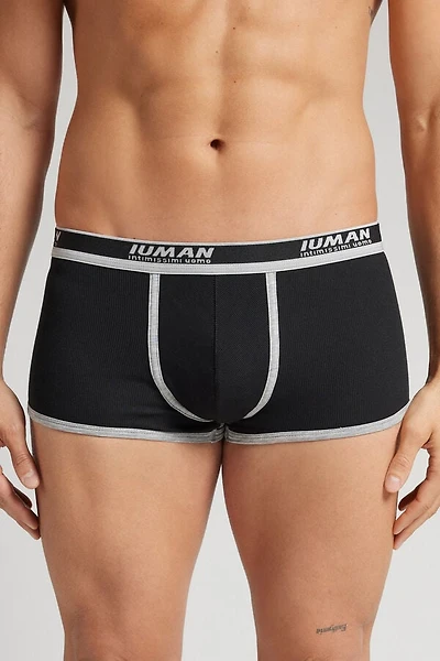 Ribbed Superior Cotton Boxers