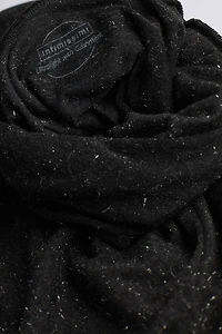 Turtleneck Top Modal Light with Cashmere Lamé
