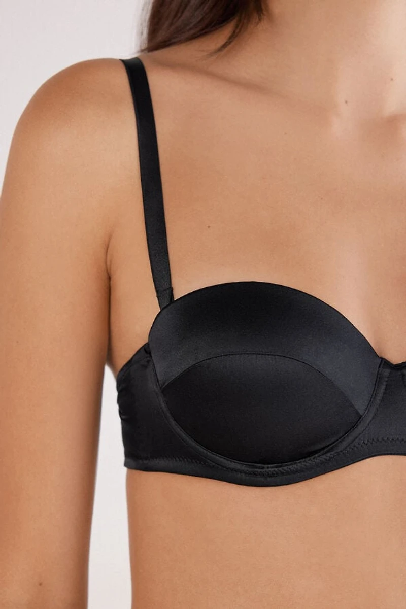 Giada Silk Bandeau Bra