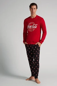 Coca-Cola® Logo Cotton Full Length Pajamas