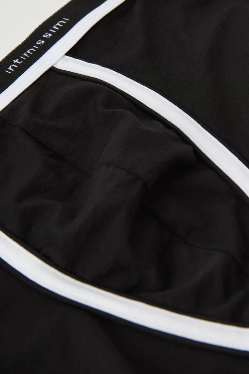 Natural Fresh Cotton Boxers with Logo