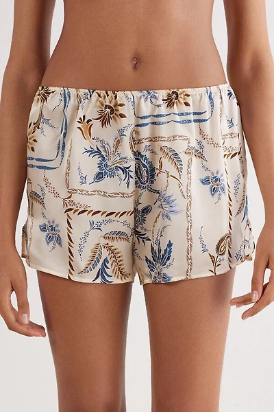 Italian Riviera Silk Shorts