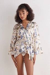 Italian Riviera Silk kimono