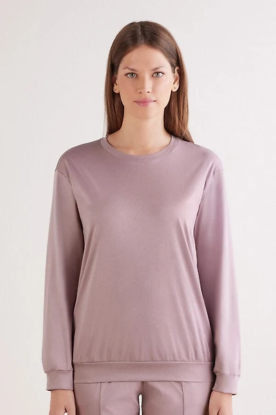 Elevated Cotton Long Sleeve Top