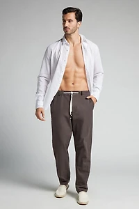 Full Length Linen and Cotton Pants