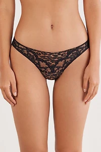 Sensual Attitude Animal Print Thong