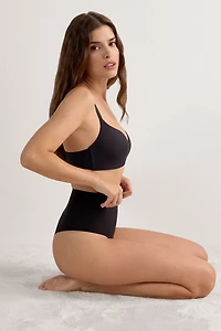 Raw-Cut Microfiber French Knickers