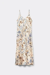 Italian Riviera Long Silk Nightgown