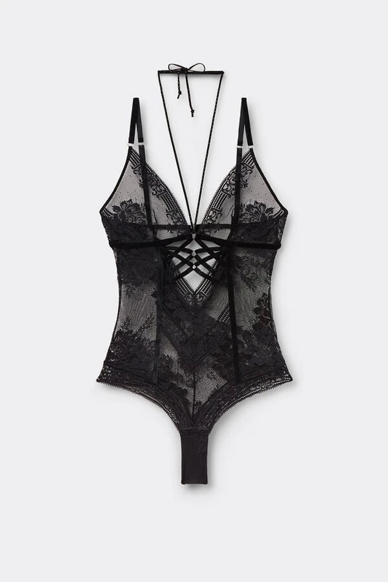 La Femme Fatale Lace Bodysuit