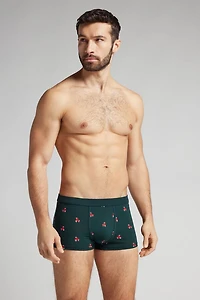 Scooter Print Natural Fresh Cotton Boxers