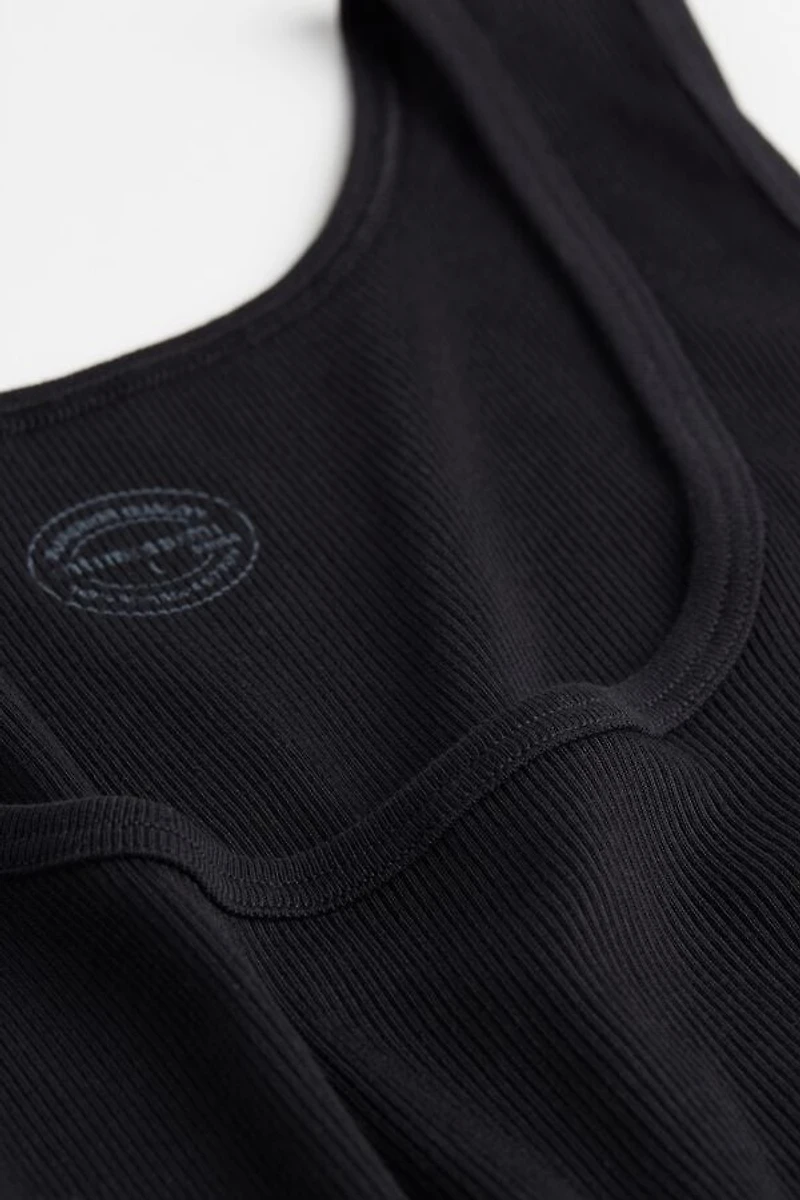Superior Cotton Ribbed Tank Top