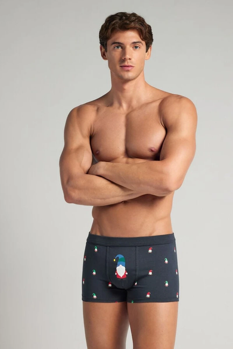 Gnome Print Superior Cotton Boxers