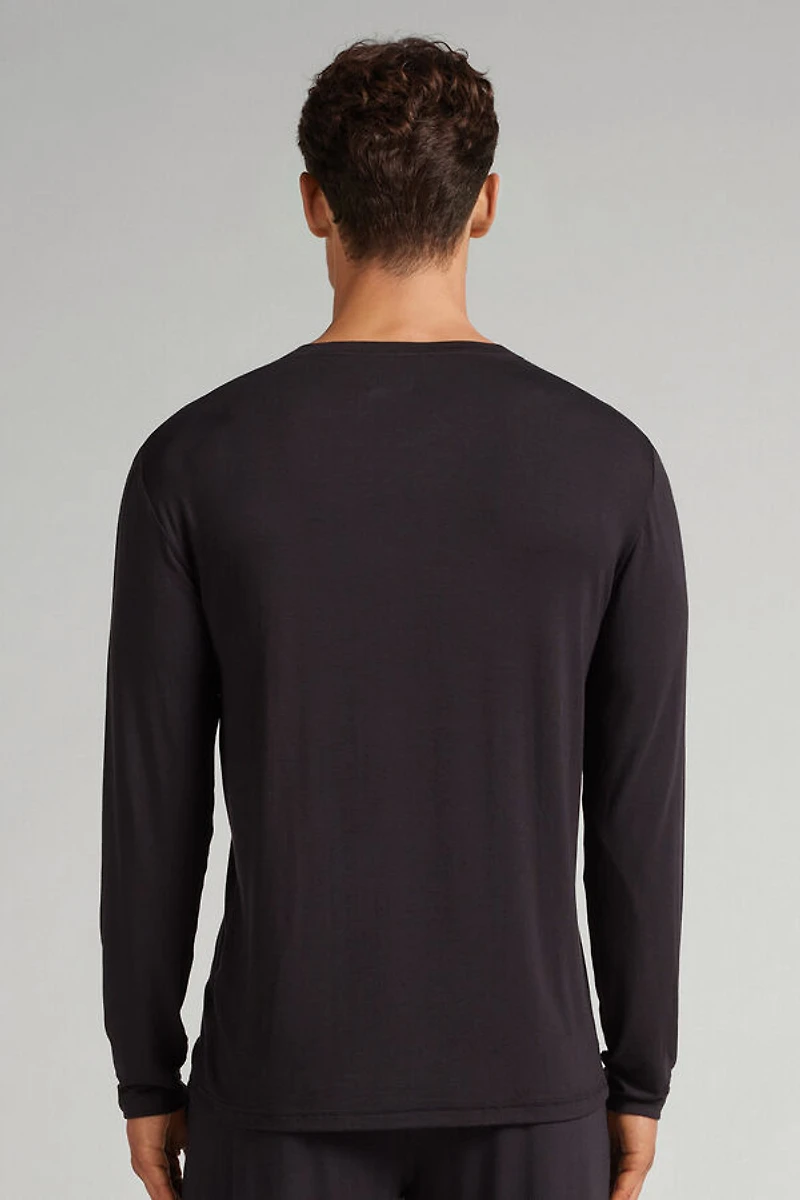 Soft Silk Long Sleeve Top