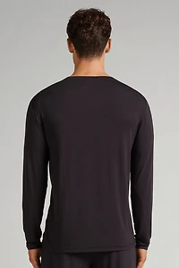 Soft Silk Long Sleeve Top