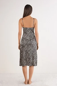 A Moment of Glamour Long Silk Slip