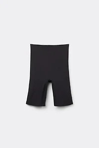 Raw-Cut Microfiber Shorts