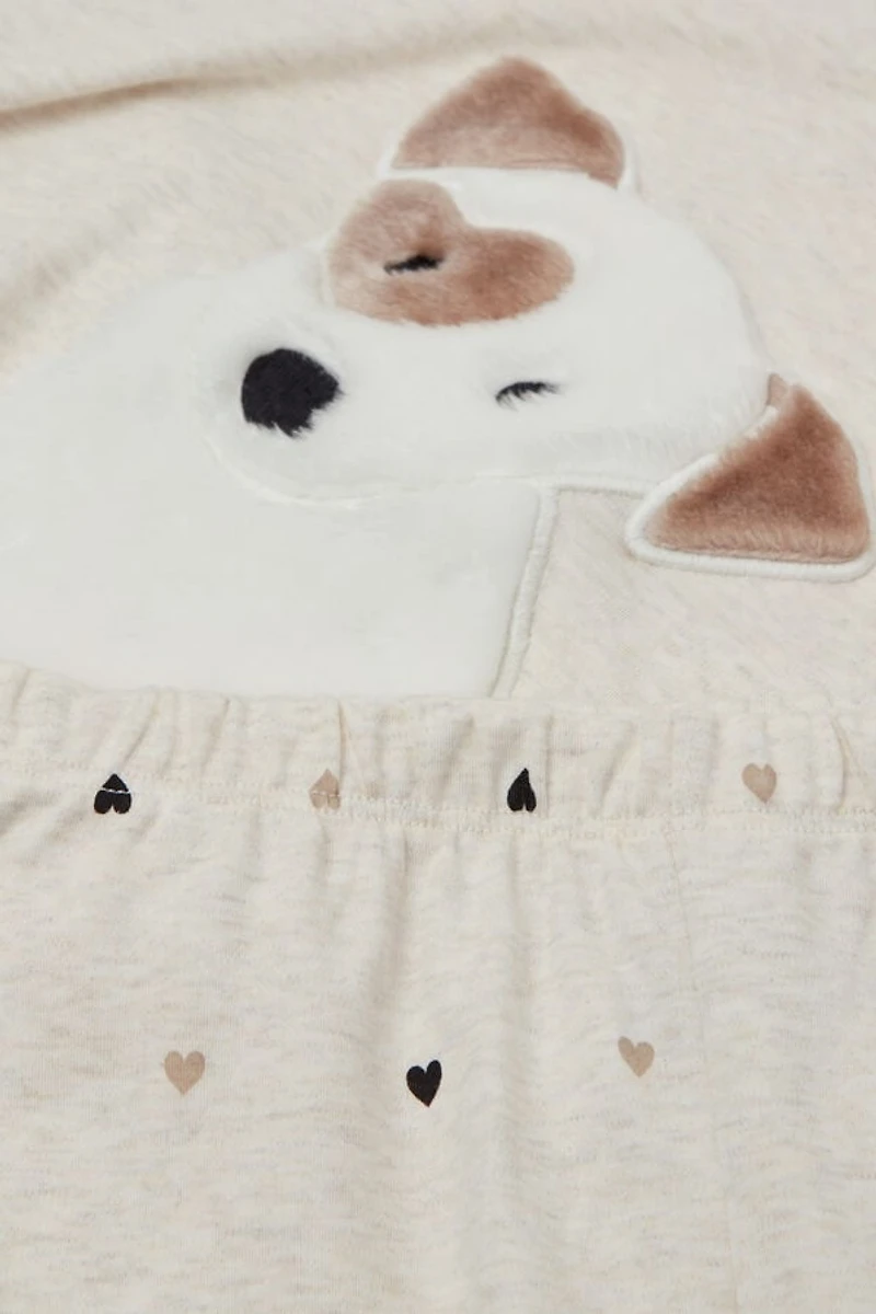 Sweet Puppy Cotton Full Length Pajamas