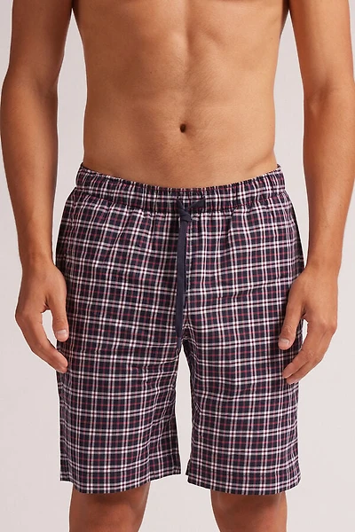 Checked Cloth Shorts