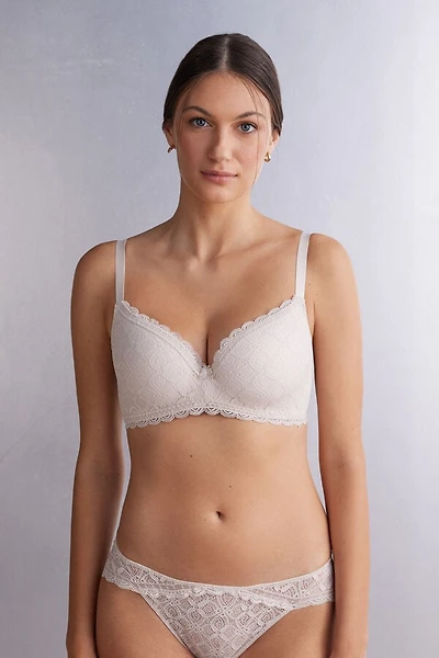 Adele Triangle Bra Lace