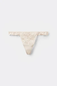 Pretty Flowers Tulle G-String