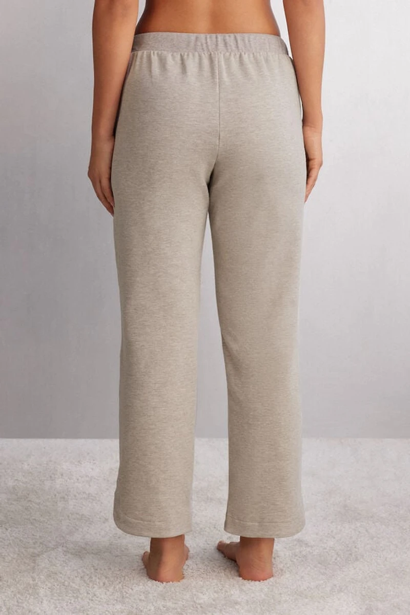 Soft Chevron Straight Leg Pants