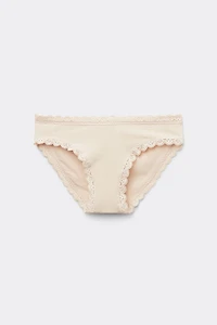 Cotton and Lace Panties
