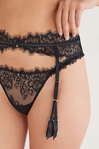 Glimmer of Pleasure Garter Belt