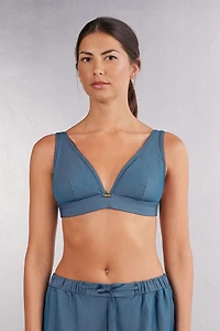 Flower Paisley Triangle Bra
