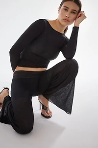 Full Length Palazzo Pants Ultranatural with Cashmere