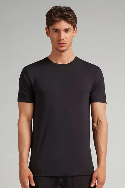 Modal and Silk T-shirt