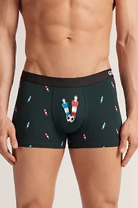 Foosball Print Superior Cotton Boxers