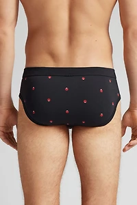 Ladybug Print Superior Cotton Briefs