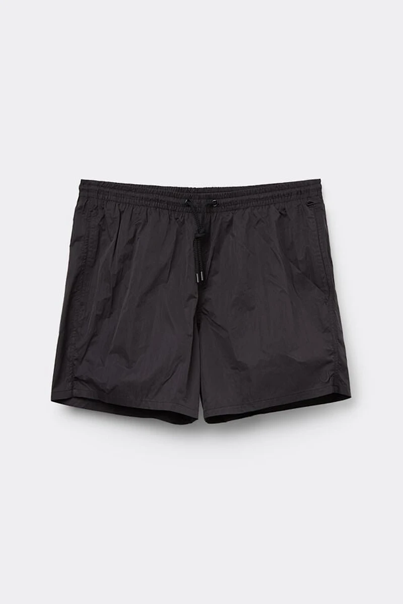 Solid Color Swim Trunks