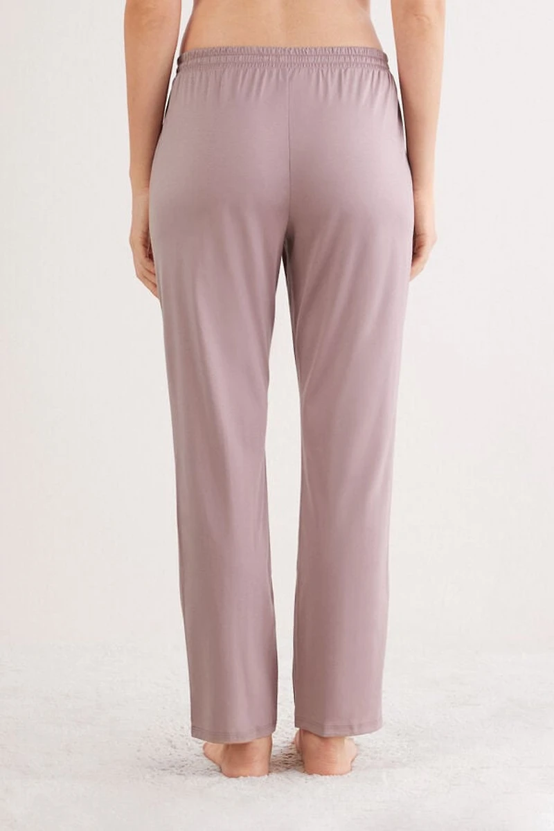Elevated Cotton Full Length Pants